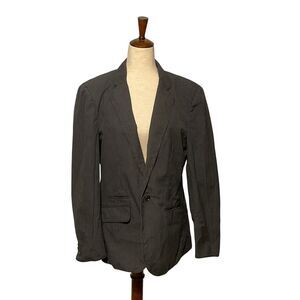 Armani Exchange Men's Black Pinstripe Blazer